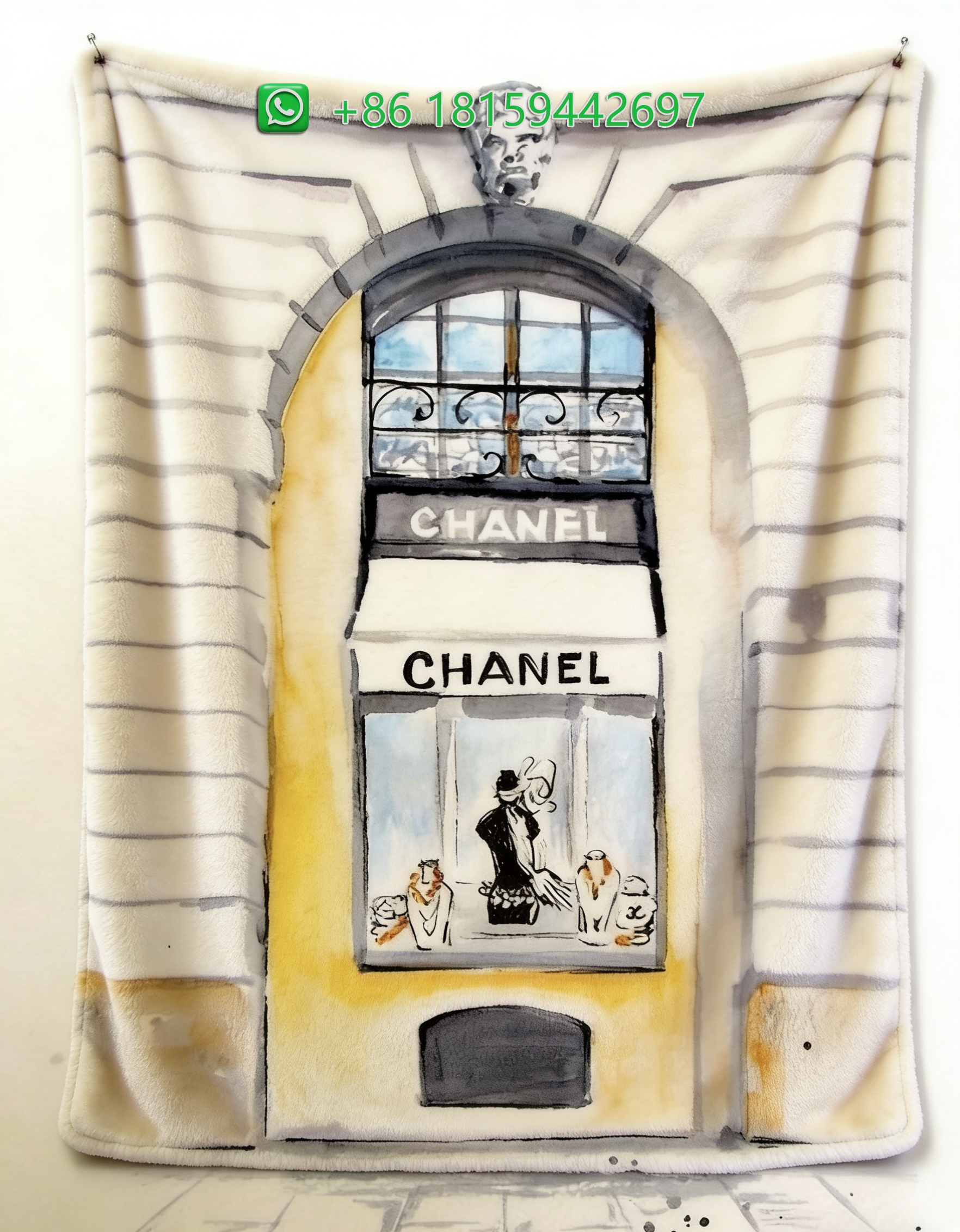 Chanel Throw Blankets
